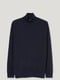Шерстяной свитер темно-синего цвета | 6630801 | фото 5