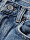 Вінтажні блакитні джинси | 6630851 | фото 7