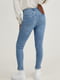 Блакитні джинси skinny з розрізами | 6630877 | фото 2
