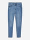 Блакитні джинси skinny з розрізами | 6630877 | фото 4
