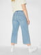 Укорочені джинсові кюлоти блакитного кольору | 6630880 | фото 3