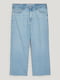 Укорочені джинсові кюлоти блакитного кольору | 6630880 | фото 5