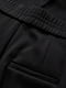 Прямые брюки черные с отворотами | 6630886 | фото 7