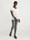 Стрейчеві джинси для вагітних сірого кольору | 6630888 | фото 2