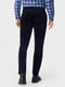 Вельветовые брюки синего цвета | 6630901 | фото 3
