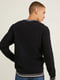 Пуловер бавовняний чорний | 6630918 | фото 4