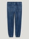 Прямі сині джинси з еластичними манжетами | 6630937 | фото 6