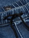 Прямі сині джинси з еластичними манжетами | 6630937 | фото 7