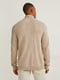 Шерстяной свитер бежевого цвета | 6630976 | фото 4