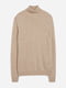 Шерстяной свитер бежевого цвета | 6630976 | фото 5