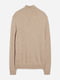 Шерстяной свитер бежевого цвета | 6630976 | фото 6
