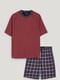 Піжама: червона футболка та шорти | 6630986 | фото 3