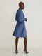 Сукня А-силуету синя | 6631018 | фото 2