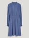 Платье А-силуэта синее | 6631018 | фото 4