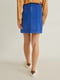 Синяя вельветовая юбка на пуговицах | 6631035 | фото 3