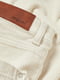 Розкльошені вельветові штани молочного кольору | 6631043 | фото 7