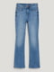 Клешевые голубые джинсы | 6631050 | фото 5
