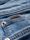 Клешевые голубые джинсы | 6631050 | фото 7