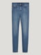Блакитні джинси skinny із завищеною талією | 6631055 | фото 5