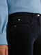 Вельветові штани темно-синього кольору | 6631060 | фото 3