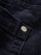 Вельветові штани темно-синього кольору | 6631060 | фото 6