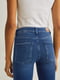 Голубые джинсы skinny на флисе | 6631076 | фото 4