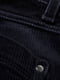 Розкльошені вельветові штани темно-синього кольору | 6631108 | фото 5
