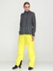 Горнолыжные брюки желтого цвета | 6631122