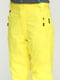 Горнолыжные брюки желтого цвета | 6631122 | фото 3