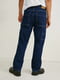 Прямые синие джинсы с карманами | 6631139 | фото 2