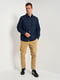 Вельветові штани-чіноси бежевого кольору | 6631146 | фото 2