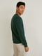 Пуловер зеленый хлопковый | 6631152 | фото 2