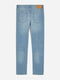 Блакитні прямі джинси з легенькими потертостями | 6631159 | фото 6