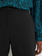 Прямые брюки черные с разрезами | 6631188 | фото 4