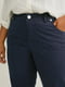 Прямые брюки синие | 6631189 | фото 4