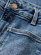 Блакитні джинси-кльош з потертостями | 6631278 | фото 6