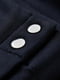 Темно-синие леггинсы классического кроя с костюмной ткани | 6631303 | фото 6