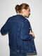 Синяя джинсовая куртка класического кроя | 6631341 | фото 3