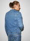 Голубая  джинсовая куртка класического кроя | 6631352 | фото 4