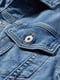 Голубая  джинсовая куртка класического кроя | 6631352 | фото 7