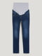 Стрейчевые джинсы для беременных синего цвета | 6631371 | фото 5