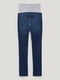 Стрейчевые джинсы для беременных синего цвета | 6631371 | фото 6