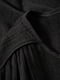 Черная свободная блуза с планкой на пуговицах | 6631405 | фото 6