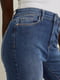 Завужені джинси синього кольору на високій посадці | 6631412 | фото 4