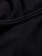 Черное боди из трикотажа с ребристой текстурой | 6631427 | фото 4