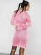 Вискозное платье  розовое | 6631516 | фото 3