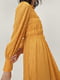 Платье желтое принтованное | 6631548 | фото 2