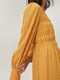 Сукня жовта принтована | 6631548 | фото 4