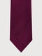 Шовкова бордова краватка з візерунком | 6631587 | фото 2