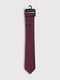 Шелковый бордовый галстук с узором | 6631591
